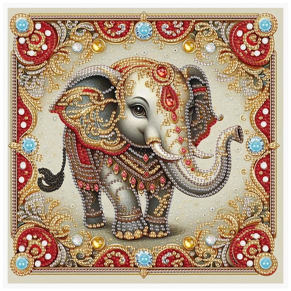 Featured Bully Elephant Diamond Art Painting Kit