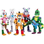 Featured by Five Nights at Freddys | Security Breach PizzaPlex | FNAF Action Figures Toy Set of 5 PCS | Toy Dolls for All Kids | Toys Gifts | 6 inches