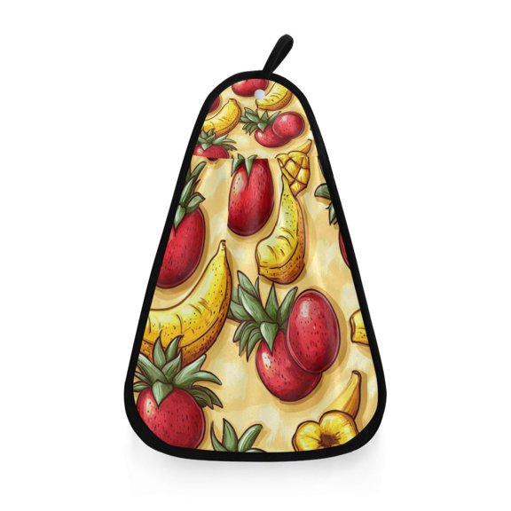 Featured Fruit Design Hanging Towel Hand Towel 16.53x12.20in Quick-Drying for Kitchen and Bathroom Use
