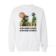 Features funny, Kermit Hootin And Hollerin Meme Sweatshirt