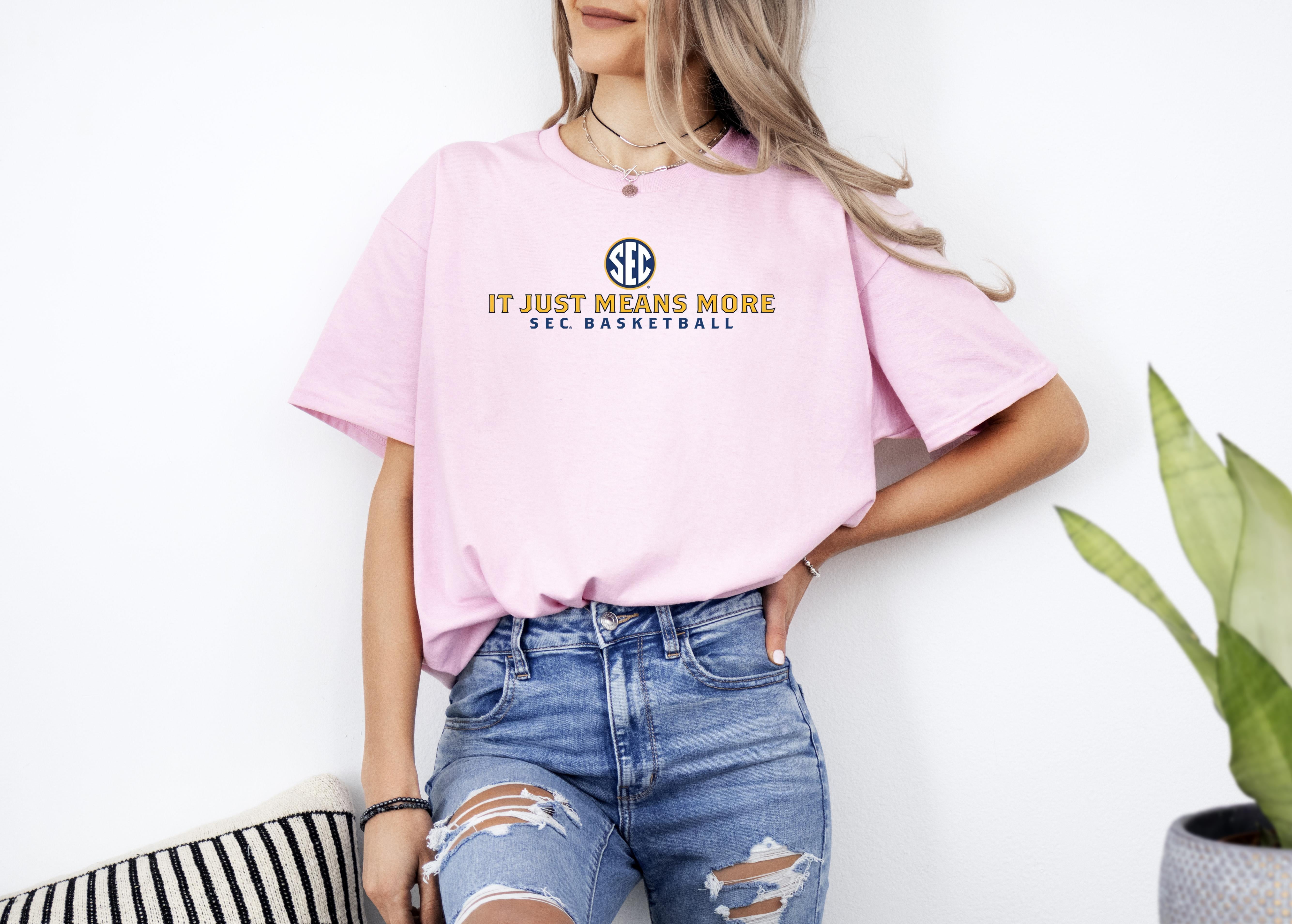 Features funny, Sec It Just Means More 2024 Basketball 16 Team UNISEX T