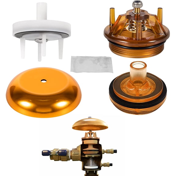 For Febco 765-1 Repair Kit, 765 1" & 1-1/4" Model, 905-212 Bonnet Poppet Repair Kit & 905-052 Check Valve Assembly & Canopy for Febco 765-1 inch & 1-1/4 inch Backflow Preventer and Vacuum Breaker