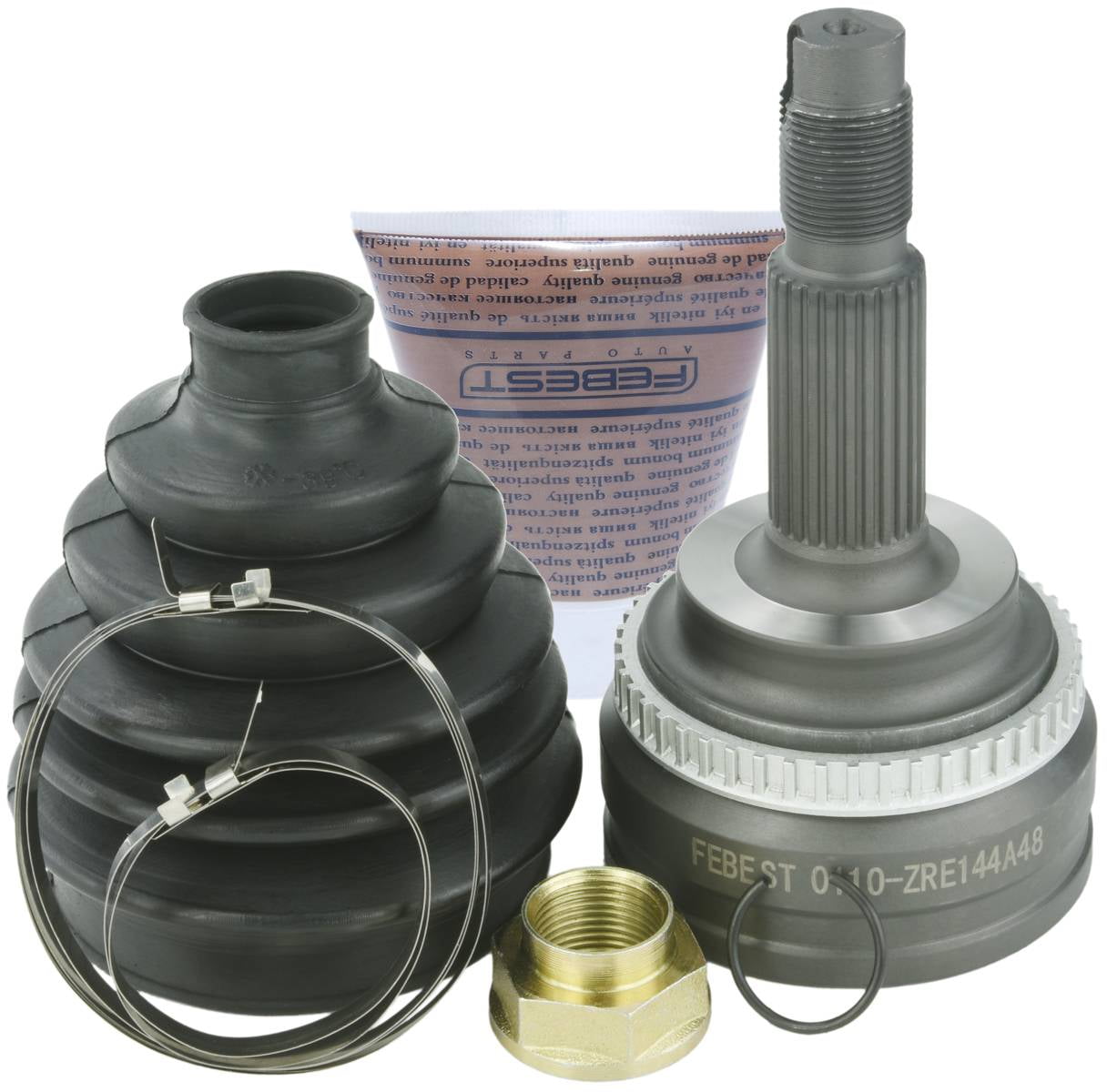 Febest OUTER CV JOINT 25X58X26 # 0110-ZRE144A48 OEM 43410-12790