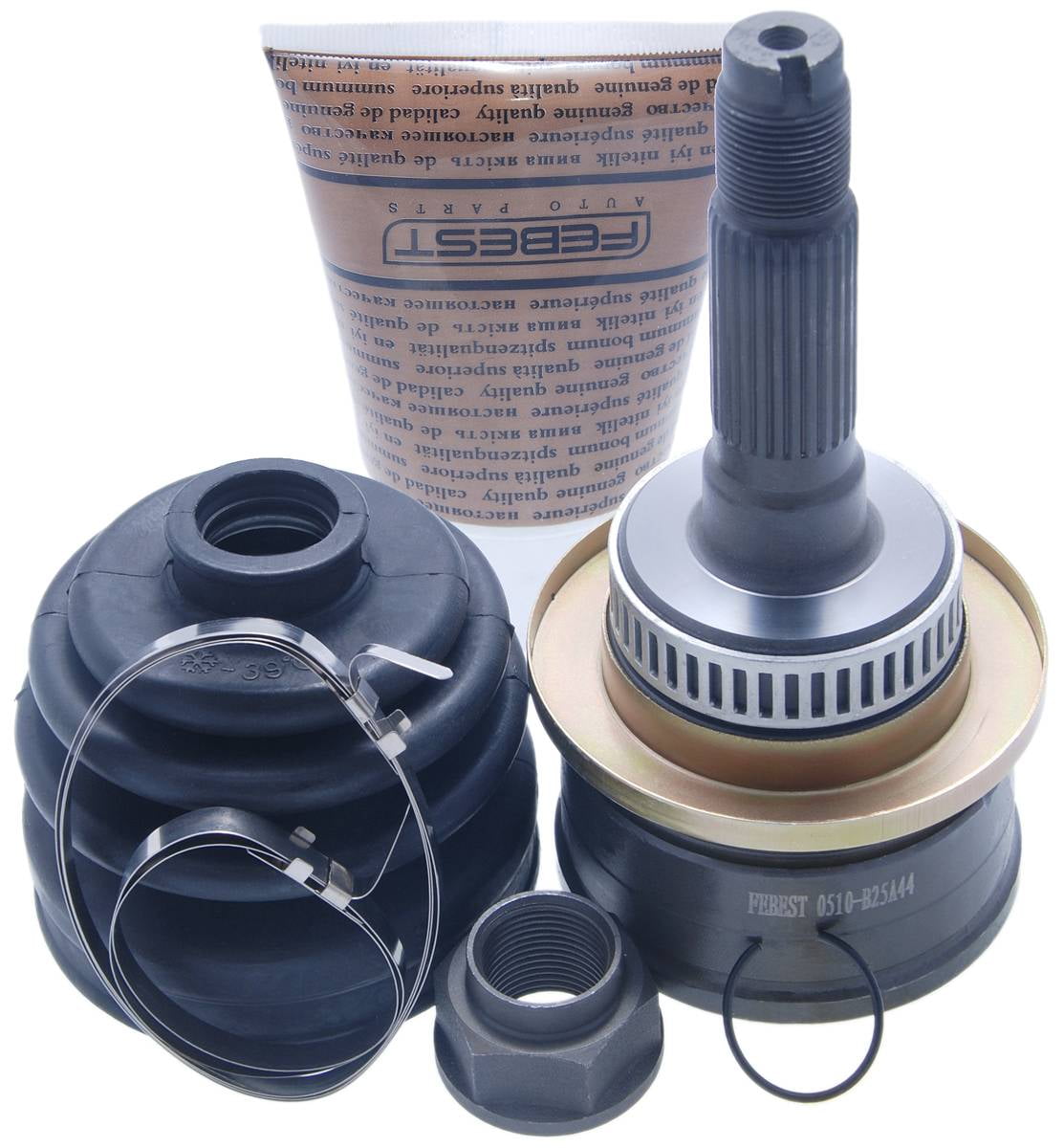 （ブランドロゴ）の人気ランキング Febest OUTER CV JOINT 25X61X26 # 0510-B25A44 OEM MD24-25-50X キャラクター