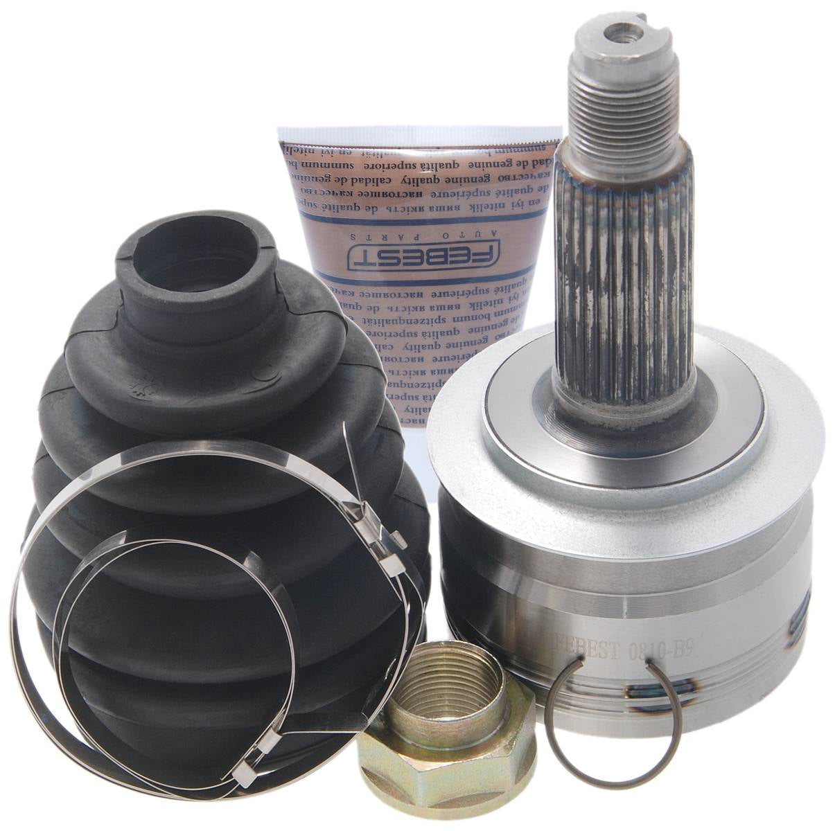 Febest OUTER CV JOINT 30X56X27 # 0810-B9 OEM 28393-XA00A Febest OUTER CV JOINT 30X56X27 # 0810-B9 OEM 28393-XA00A