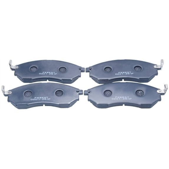Febest PAD KIT, DISC BRAKE, FRONT # 0201-Z51F OEM 41060-EB325