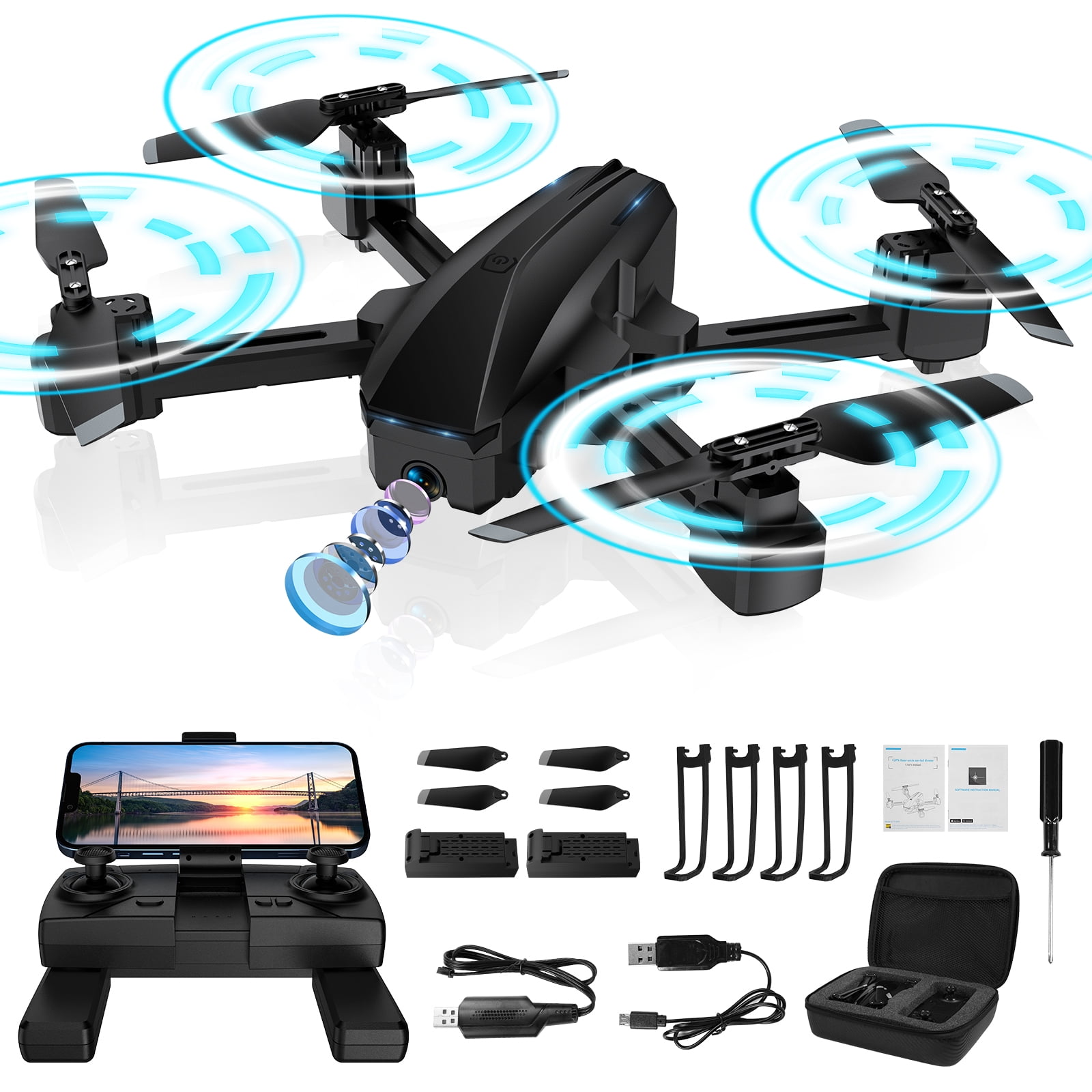 Drone with 1080P HD Camera, GHz RC Quadcopter Philippines Ubuy