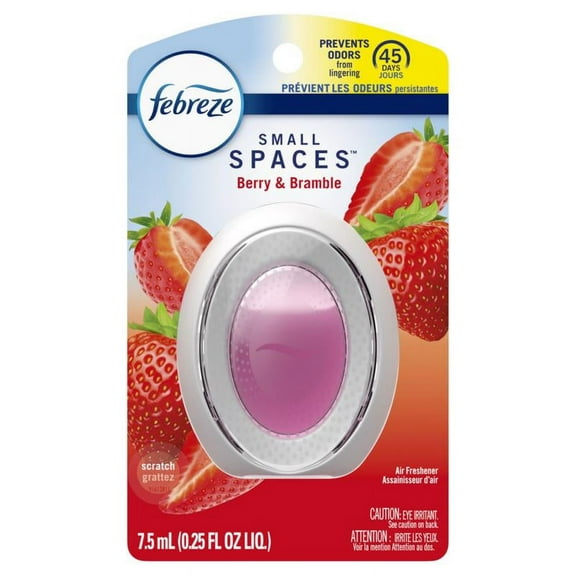 Febreze  0.25 oz Small Spaces Berry & Bramble Scent Air Freshener Liquid  Pack of 6