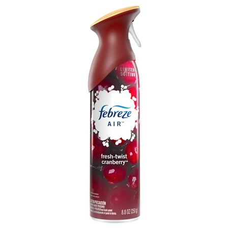 Febreze AIR Effects Fresh-Twist Cranberry Aerosol Room Air Freshener Spray, 8.8 Oz.