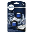 Febreze AUTO Air Freshener Vent Clip Platinum Ice Scent, 2 Pack .07 fl
