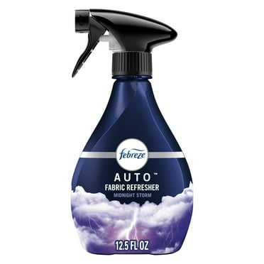 Febreze AUTO Car Fabric Spray, Odor Fighting Air Freshener, Midnight Storm, 12.5 fl oz