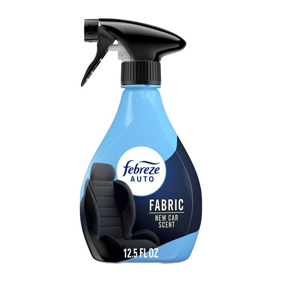 Febreze AUTO Car Fabric Spray, Odor Fighting Air Freshener, New Car, 12.5 fl oz