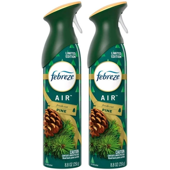 Febreze Air - Air Freshener Spray - Limited Edition - Winter Collection - Fresh-Cut Pine - Net Wt. 8.8 OZ (250 g) Per Bottle - Pack of 2 Bottles