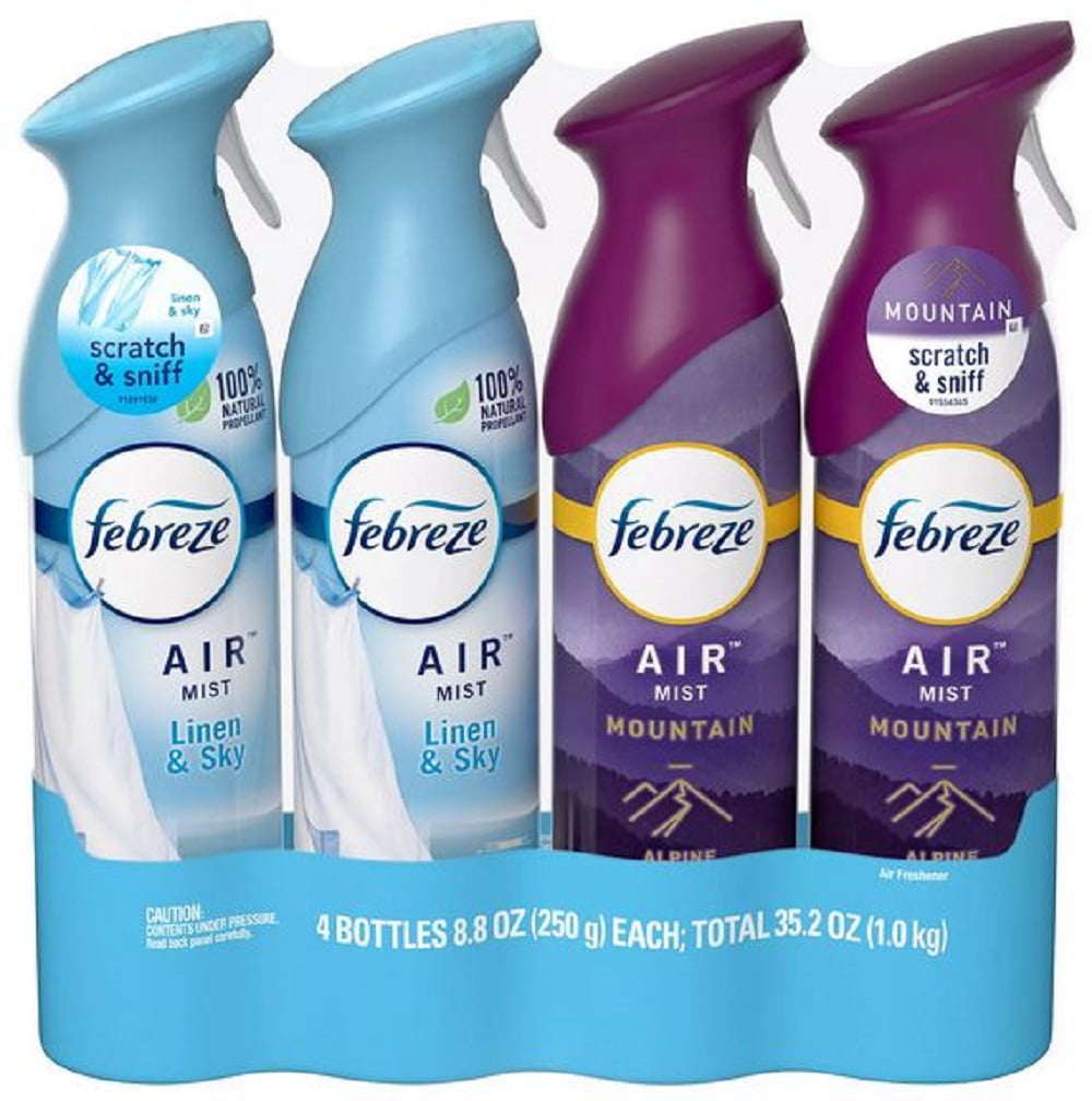 Febreze Air Effects Air Freshener, Linen & Sky + Mountain (4 ct., 8.8