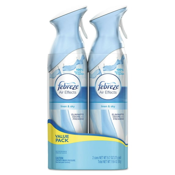 Febreze Air Effects Air Refresher, Linen & Sky, 9.7 Oz, 2 Ct