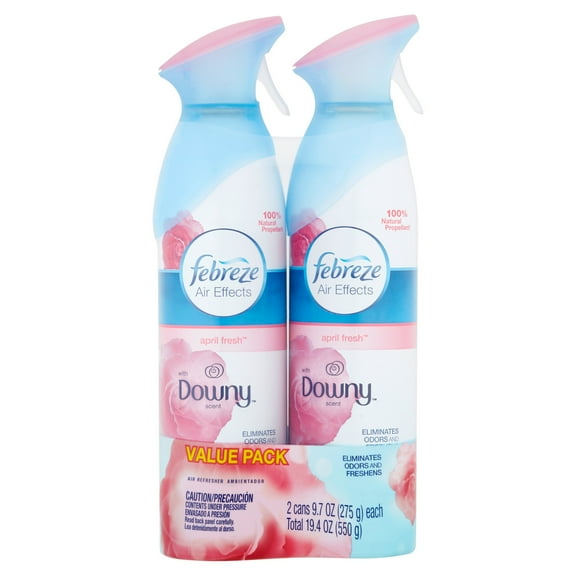 Febreze Air Effects April Fresh with Downy Scent Air Refresher Value Pack, 9.7 oz, 2 count