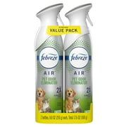 Febreze Air Effects Heavy Duty Pet Air Freshener Spray, 2 Pk, 8.8 Oz
