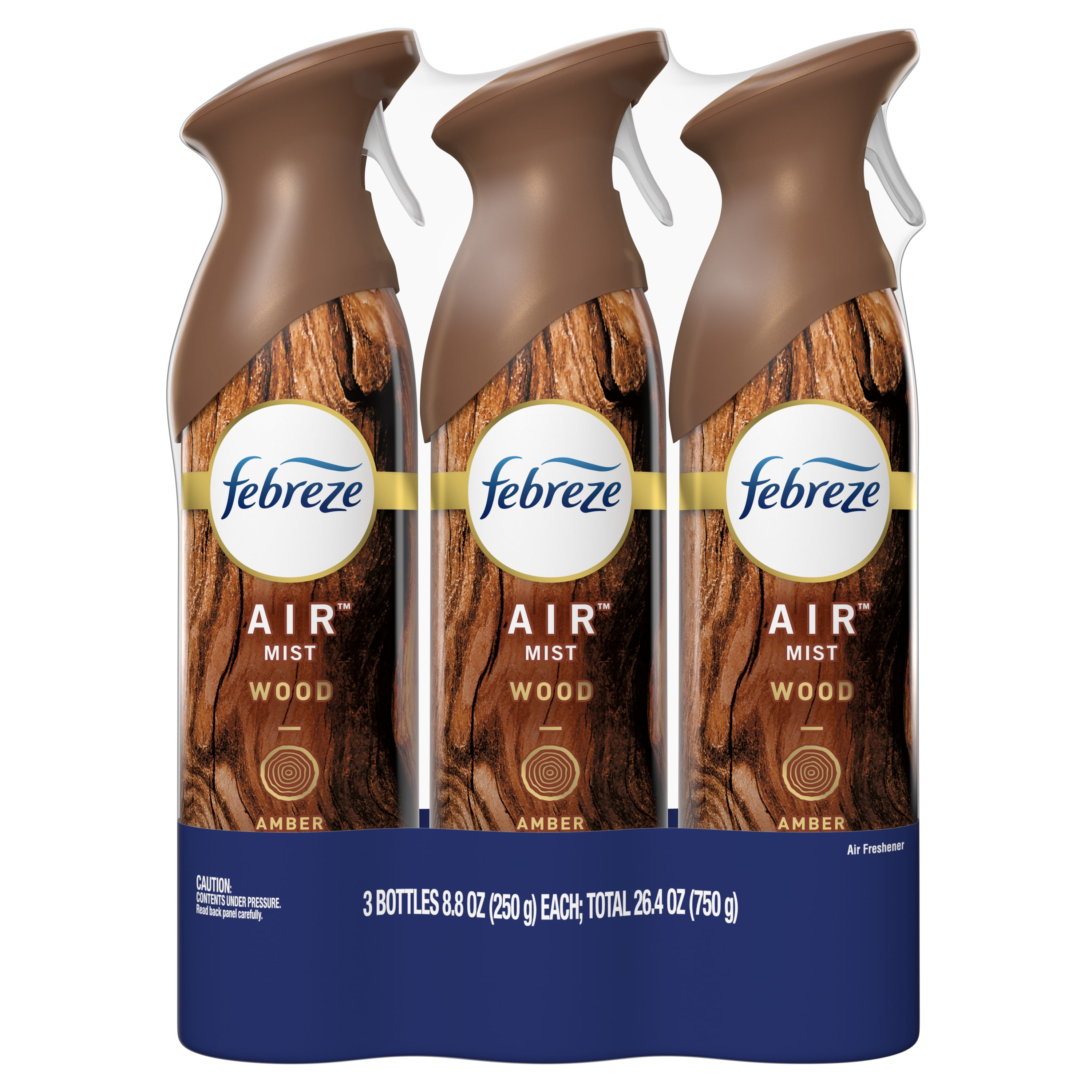 Febreze Air Effects Wood Scent Air Freshener, 8.8 oz. Can, Pack of 3