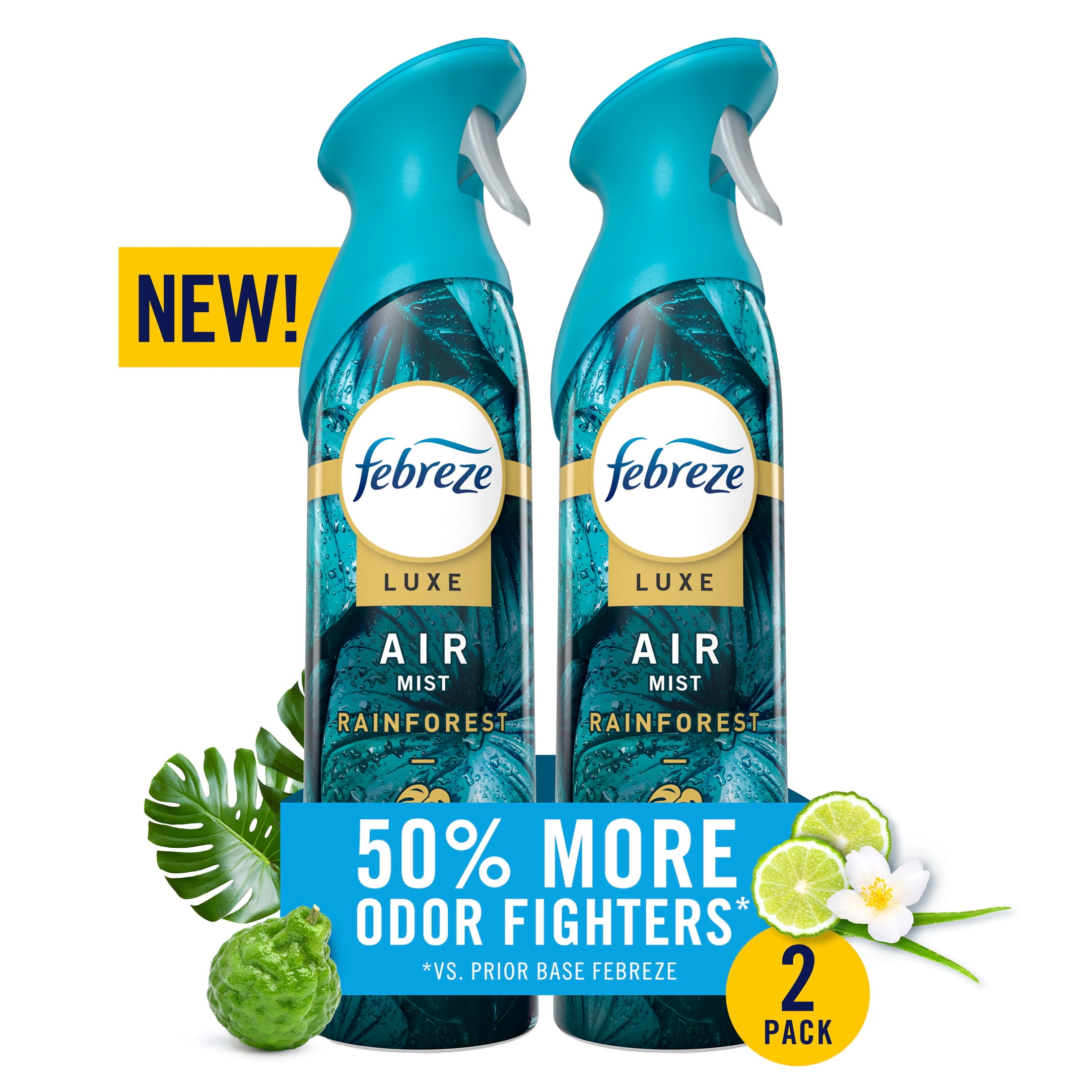 Febreze Air Mist Luxe Air Freshener Spray Rainforest Scent, 8.1oz