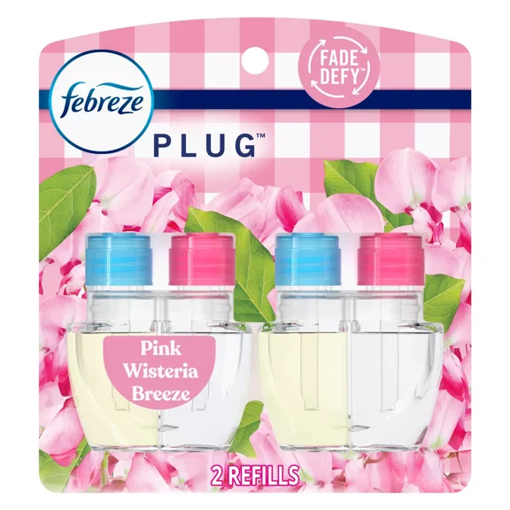 Febreze Air Freshener Energized Continuous Action Pink Flowers