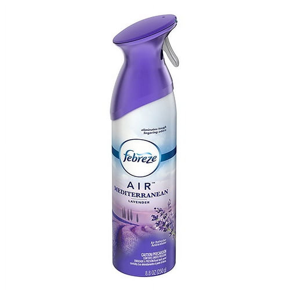 Febreze Air Freshener Mediterranean Lavender, 8.8 Oz, 3 Pack