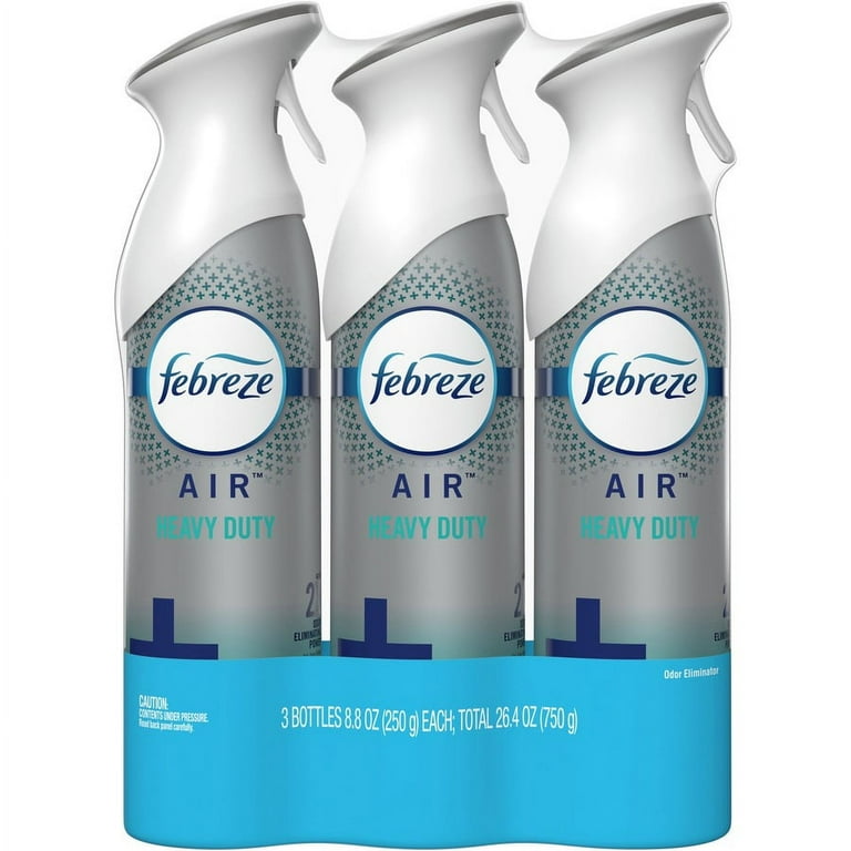 Febreze Air Freshener Spray - Spray - 8.8 fl oz (0.3 quart) - Crisp Clean - 3 / Pack - Odor Neutralizer, VOC-free, Heavy Duty Febreze Air Freshener Spray - Spray - 8.8 fl oz (0.3 quart) - Crisp Clean - 3 / Pack - Odor Neutralizer, VOC-free, Heavy Duty