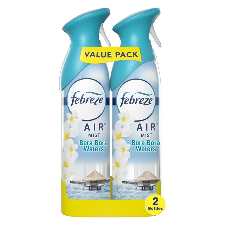 Febreze Odor-Fighting Air Freshener, Bora Bora Scent, Pack