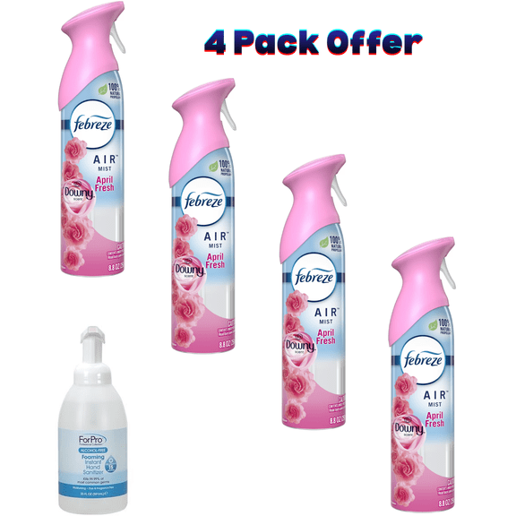 Febreze Air Freshener Spray, Odor-Fighting Room Spray, Downy April Fresh, 8.8oz