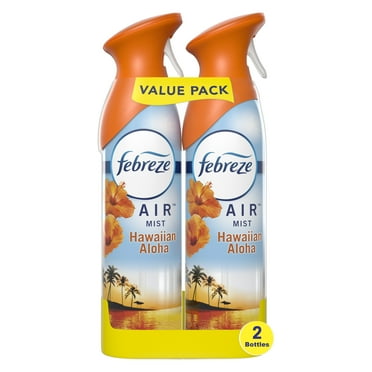 Febreze Air Freshener Spray, Odor-Fighting Room Spray, Hawaiian Aloha, 8.8oz, 2 Count