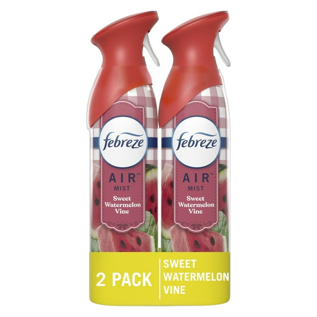 Febreze Air Freshener Room Spray, 8.8 oz Sweet Watermelon Vine Aerosol ...