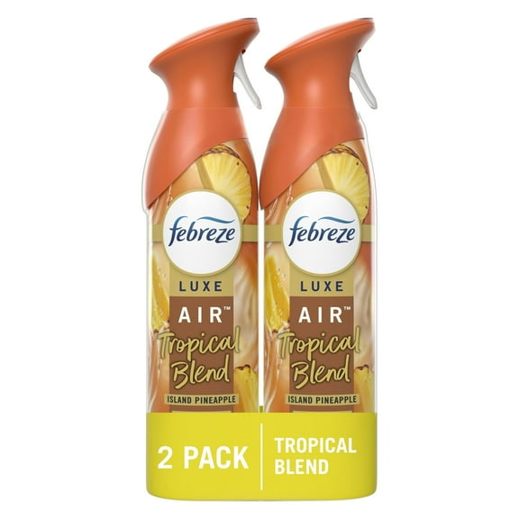 Febreze Air Freshener Spray, Odor-Fighting Room Spray, Tropical Blend Scent, 8.8oz, 2 Count - ( 4 pack )