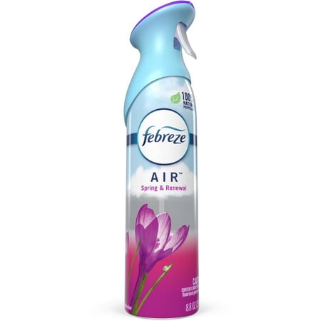 Febreze Air Freshener Spray - Spray - 8.8 fl oz (0.3 quart) - Spring & Renewal - 6 / Carton - Odor Neutralizer, VOC-free | Bundle of 2 Cartons
