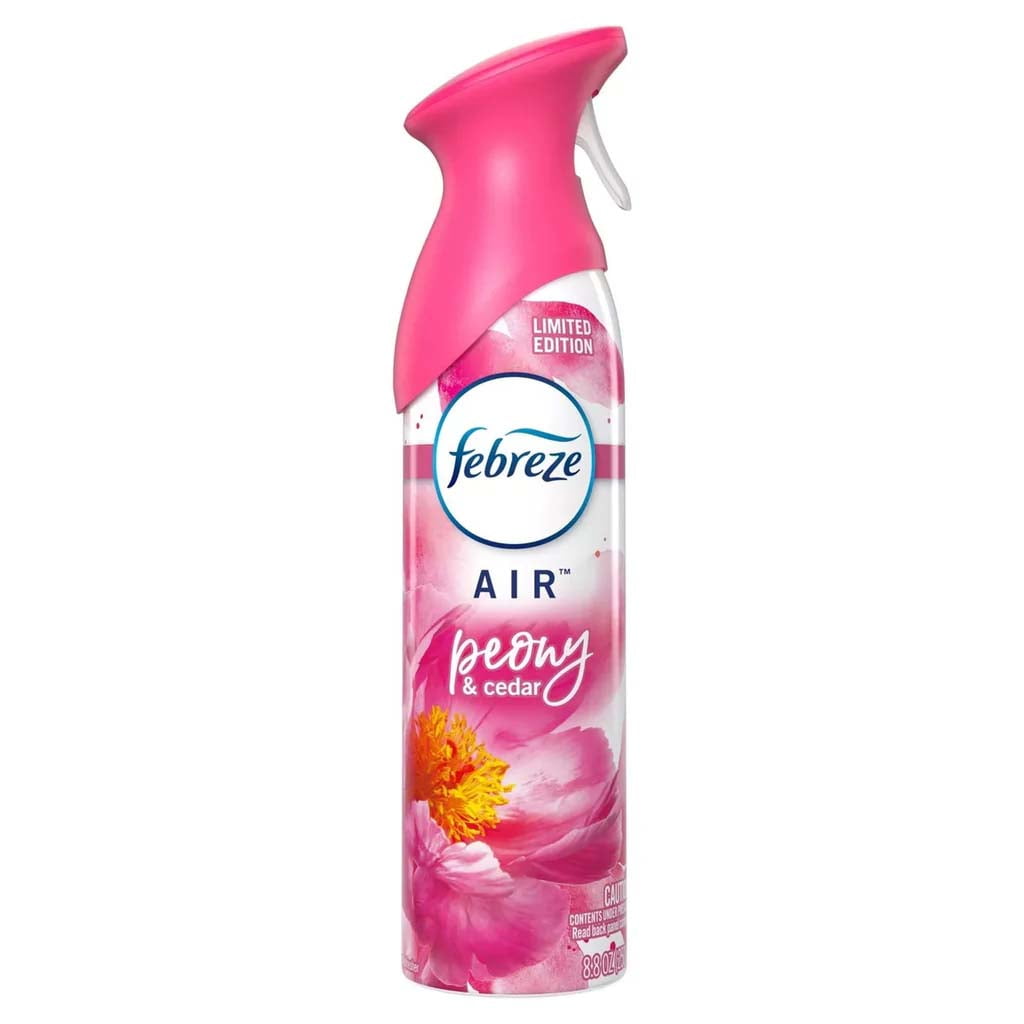 Febreze Bathroom Air Mist Freshener, Peony & Cedar Limited Edition ...
