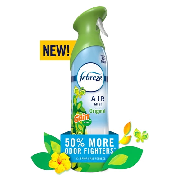 Febreze Air Mist Air Freshener Spray, Gain Original Scent, 8.1oz