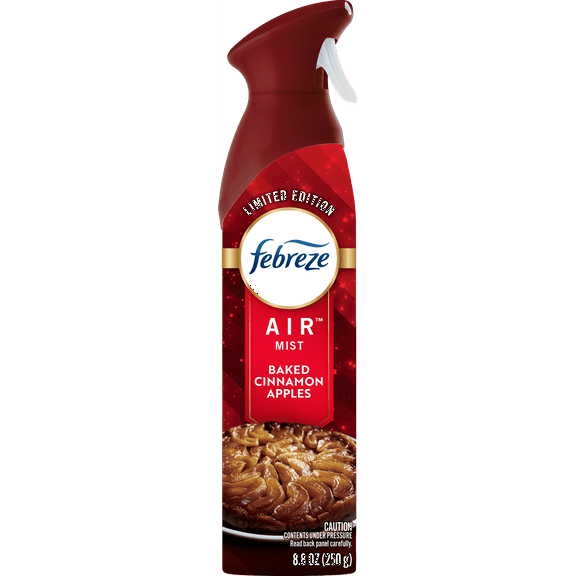 Febreze Air Mist Odor-Fighting Air Freshener Baked Cinnamon Apples, 8.8 Oz..