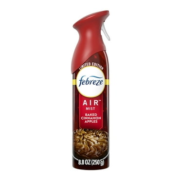 Febreze Air Mist Odor-Fighting Air Freshener Baked Cinnamon Apples, 8.8 oz. Aerosol Can