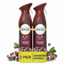 Febreze Air Mist, Odor-Fighting Air Freshener, Cranberry Crumble, 8.8 oz. Aerosol,(4 sprays)