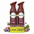 thumbnail image 1 of Febreze Air Mist, Odor-Fighting Air Freshener, Cranberry Crumble, 8.8 oz. Aerosol, Pack of 8, 1 of 1