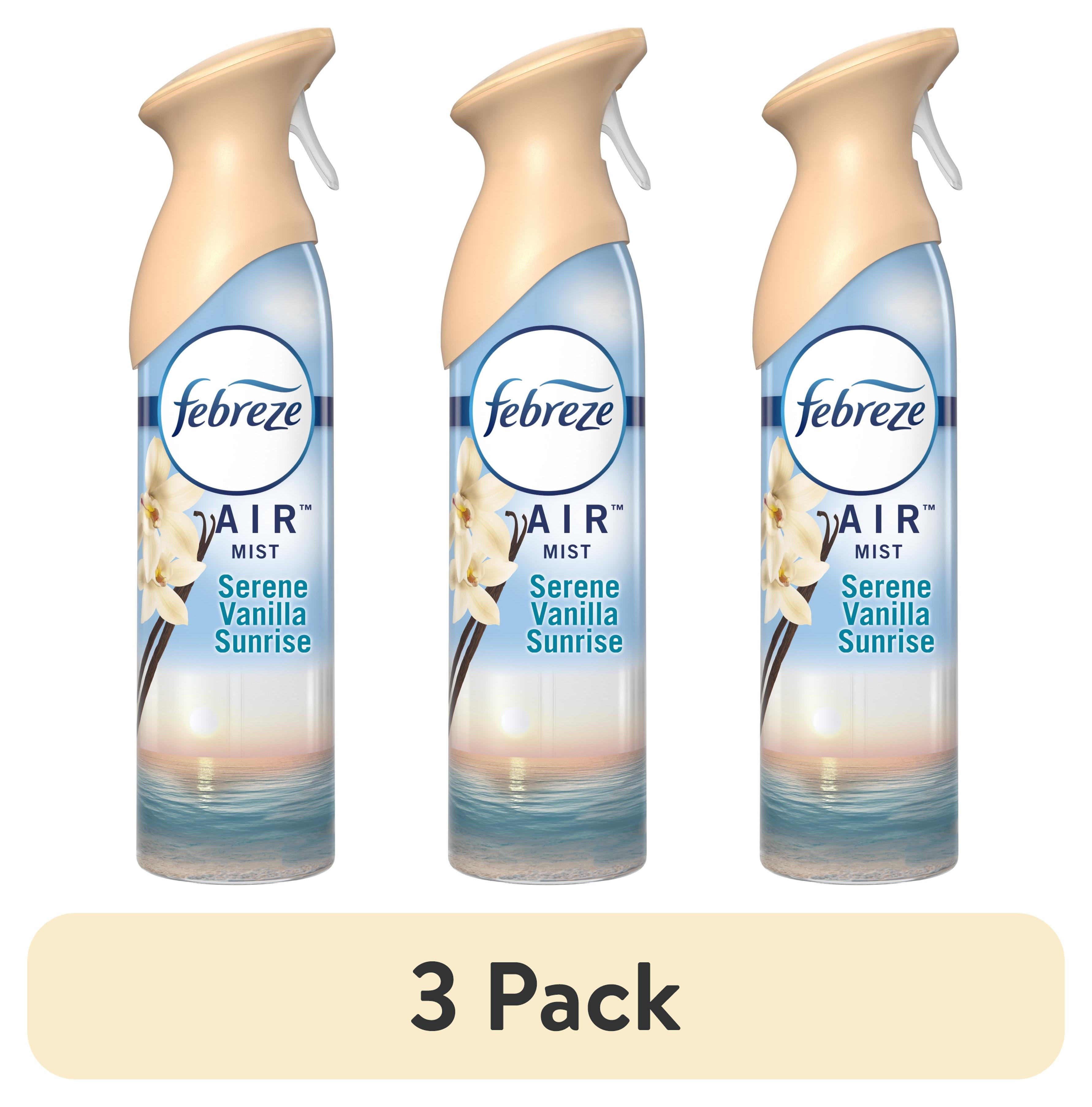 Lot De 7 Sprays Désodorisants Febreze Air Mist - 185 Ml Chaque - Élimine Les Odeurs, Choix De Senteurs