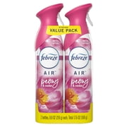 Febreze Air Odor-Eliminating Air Freshener, Peony & Cedar, 2 Ct, 8.8 Fl Oz each