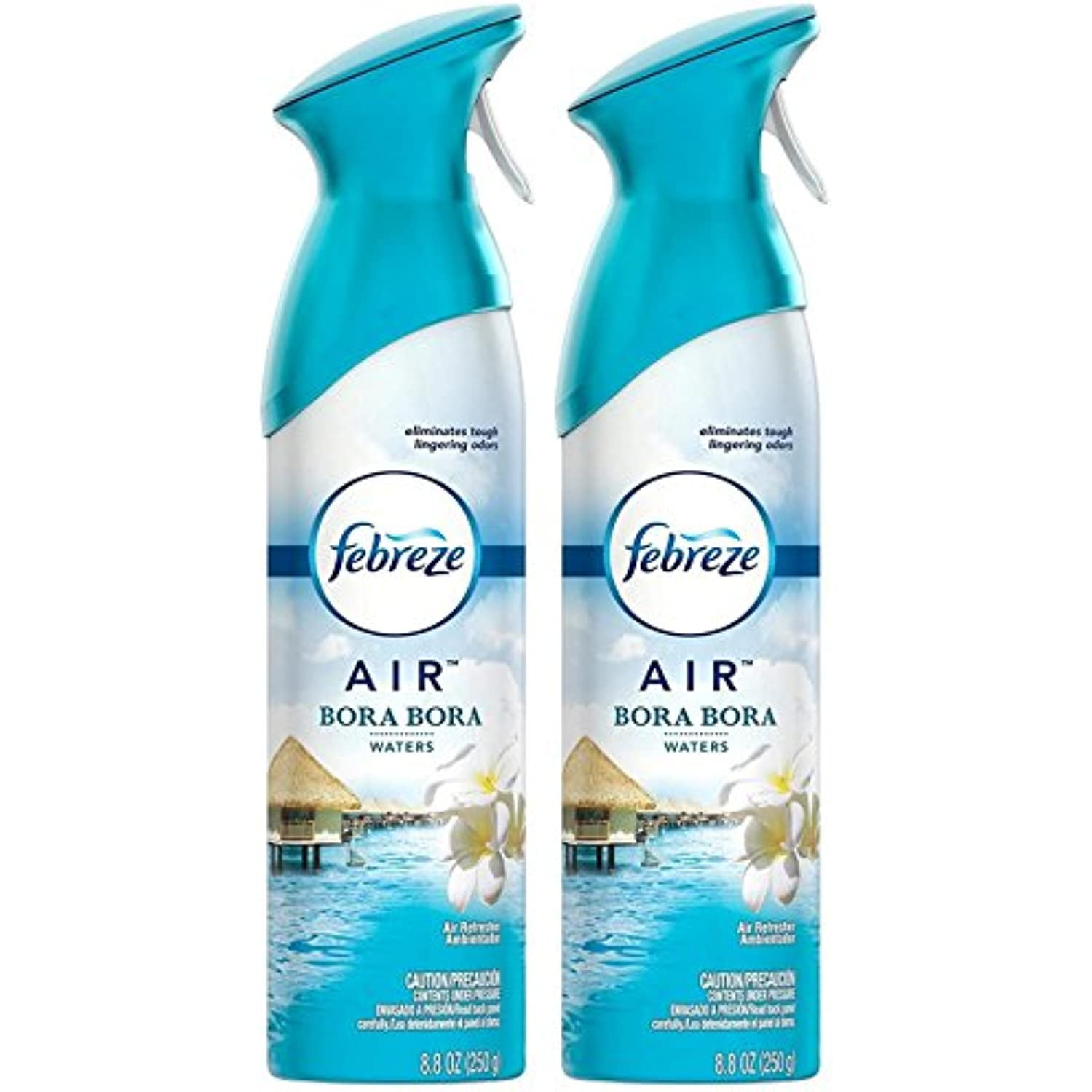 Febreze Air Refresher Spray Bora Bora Waters Net Wt. 8.8 Oz Per