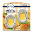 thumbnail image 1 of Febreze Bathroom Air Freshener, Small Spaces Odor-Fighting, Georgia Peach Orchard, - ( 2 pack of 2 Count  ), 1 of 1