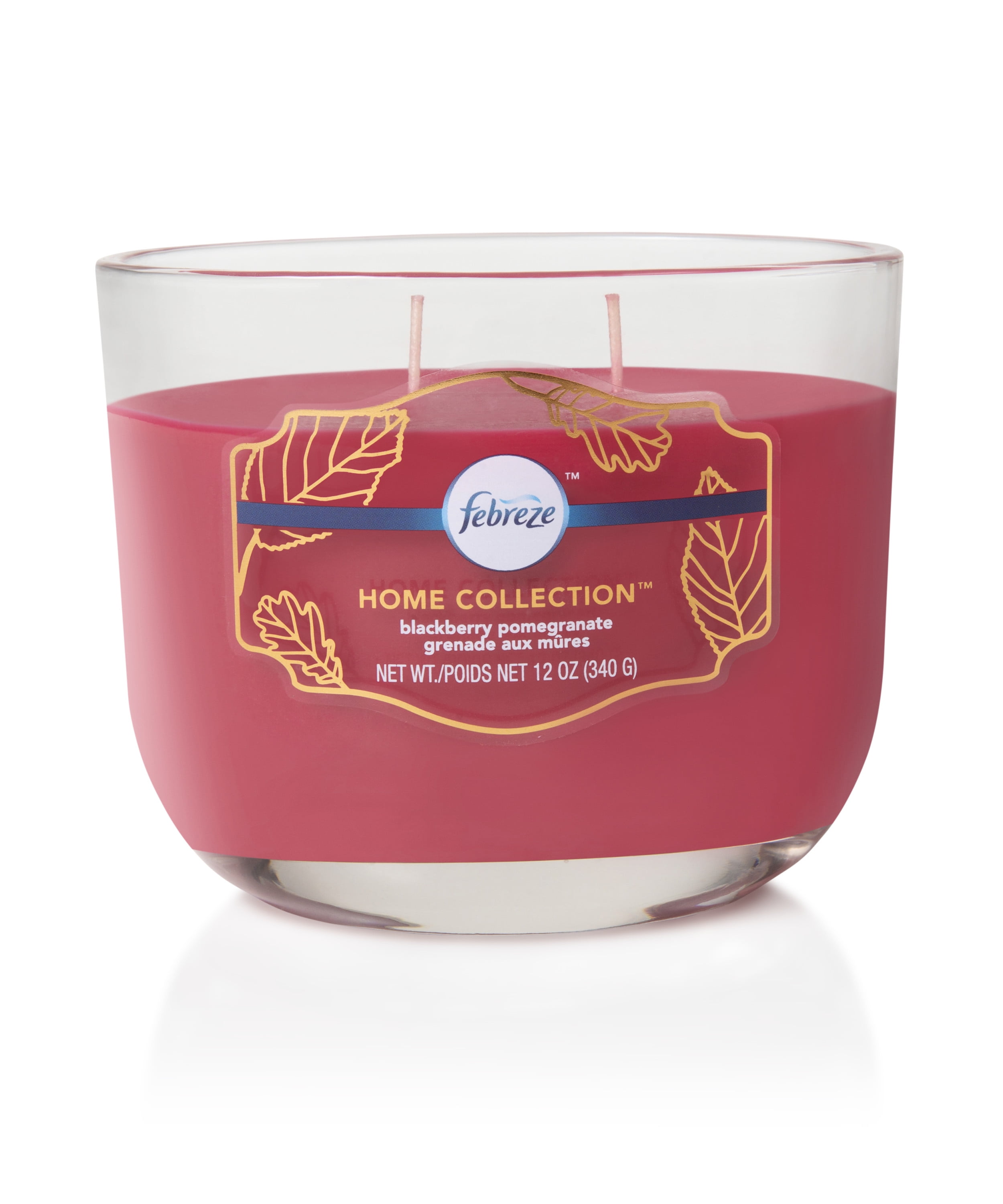 Febreze Blackberry Pomegranate 12 oz 2 Wick Candle, Home Collection