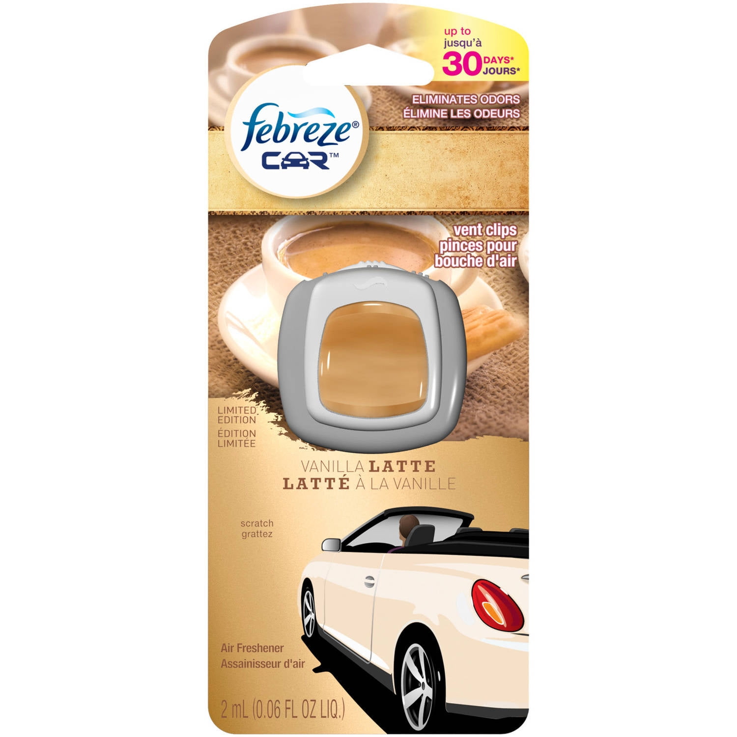 Febreze Fluffy Vanilla Car Air Freshener