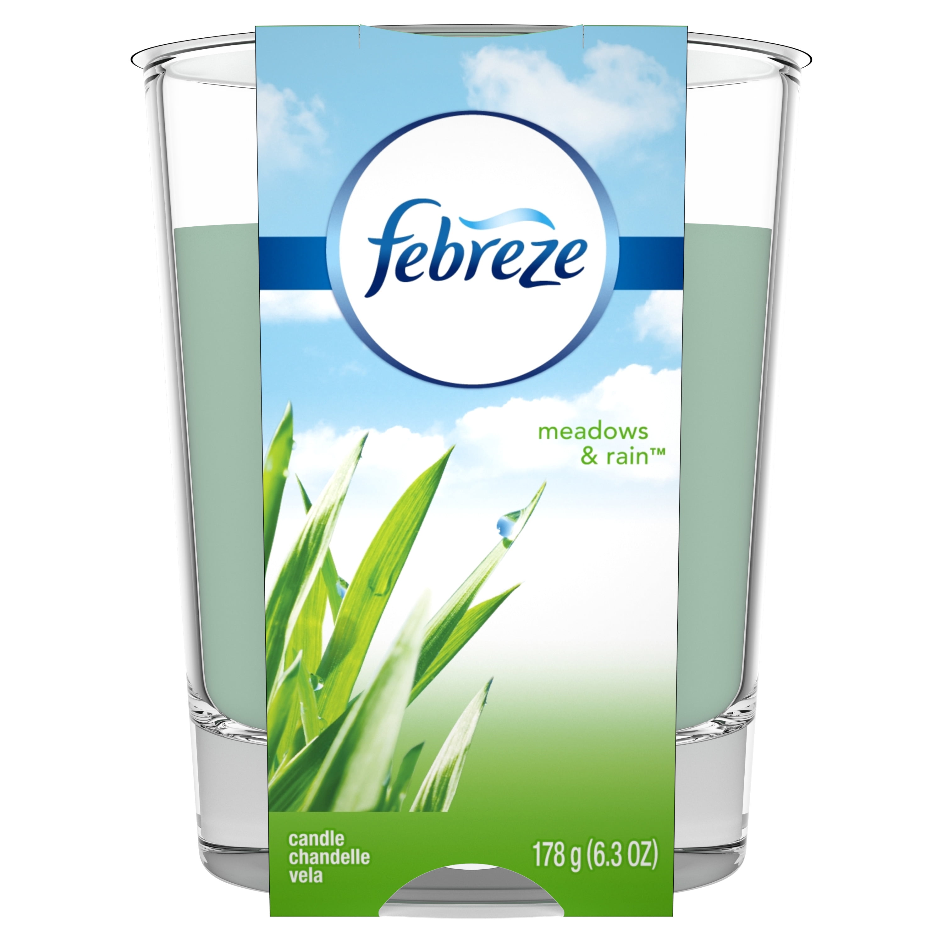 Febreze Candle Air Freshener, Meadows & Rain, 1 count