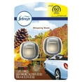 thumbnail image 1 of Febreze Car Odor-Eliminating Air Freshener, Whispering Woods, 2 ct, 1 of 9