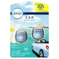 thumbnail image 1 of Febreze Car Odor Eliminating Freshener Vent Clip Bora Bora Waters, .06 oz, 2 Pack, 1 of 10