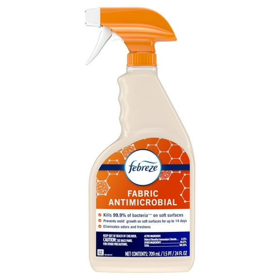 Febreze Fabric Antimicrobial Sanitizing and Odor-Fighting Fabric Spray, 24 fl oz