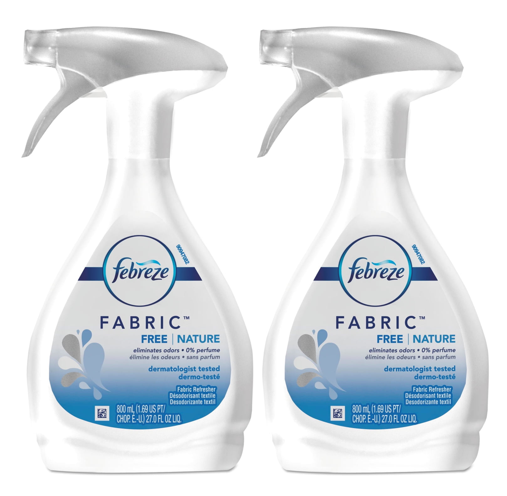  Febreze Fabric Refresher, Odor Eliminator Extra Strength +  Unstopables, Fresh Scent, 27 Fl Oz (Pack of 2) : Health & Household