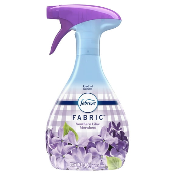 Febreze Fabric Spray Air Freshener, Odor-Fighting Fabric Refresher, Lilac, 14.8 fl oz